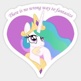 Princess Celestia Fantasize Sticker